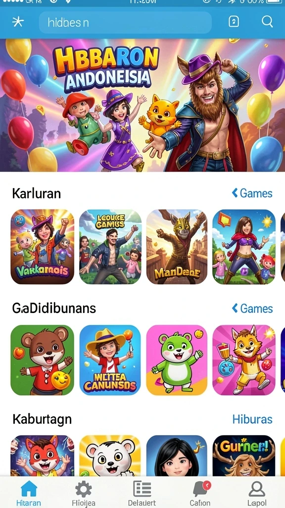 Keberagaman permainan slot yang ditawarkan.