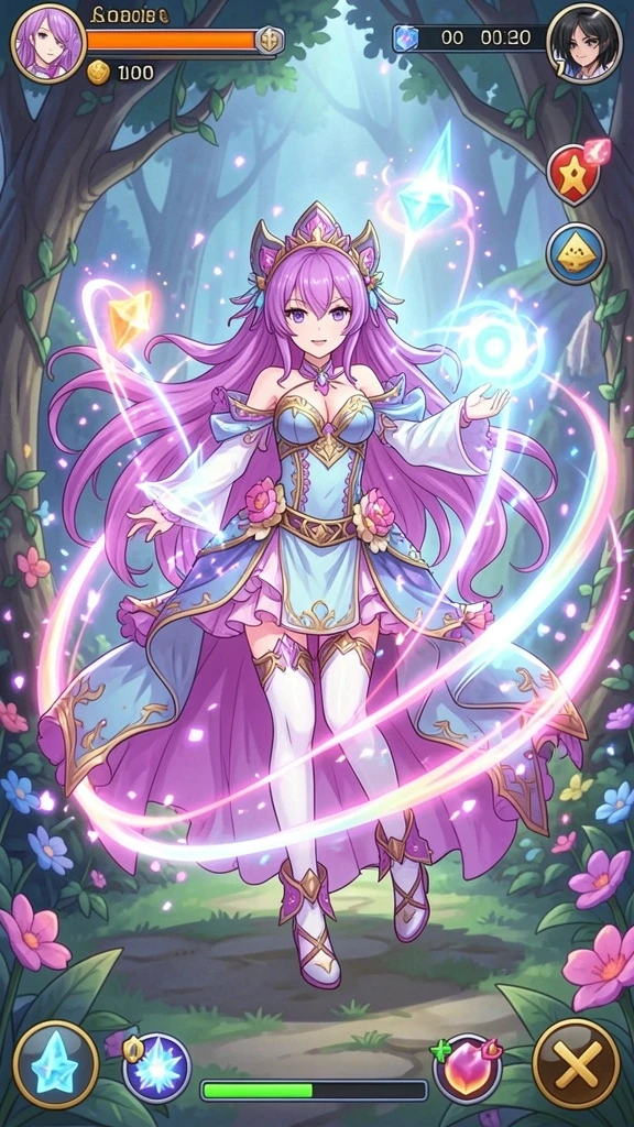 Visual indah dari lingkungan game yang penuh warna.
