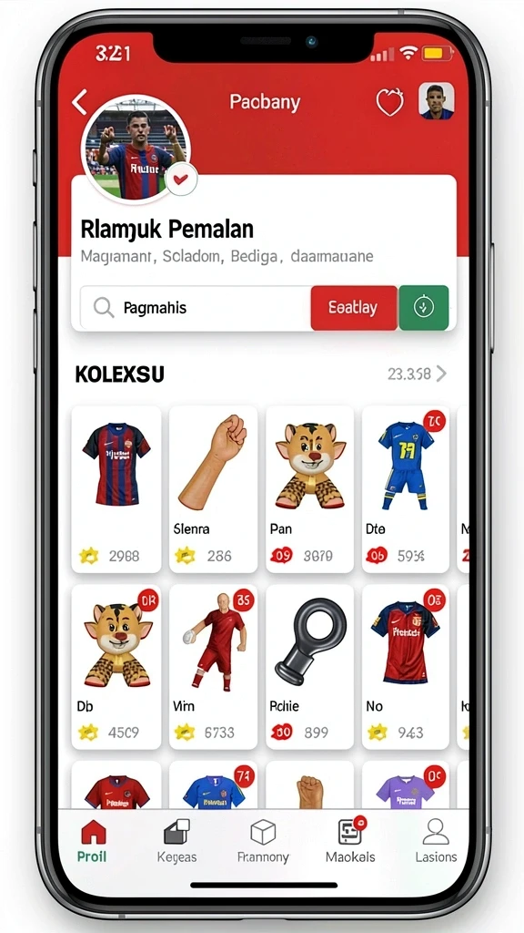 Fitur crafting untuk menciptakan item unik.