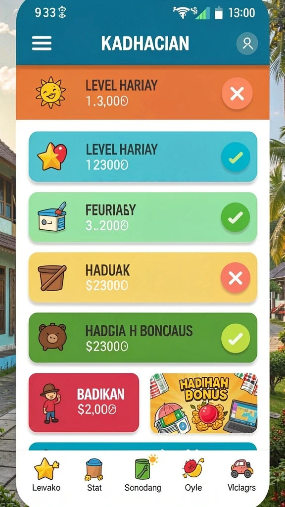 Mode permainan yang bervariasi dan menantang.