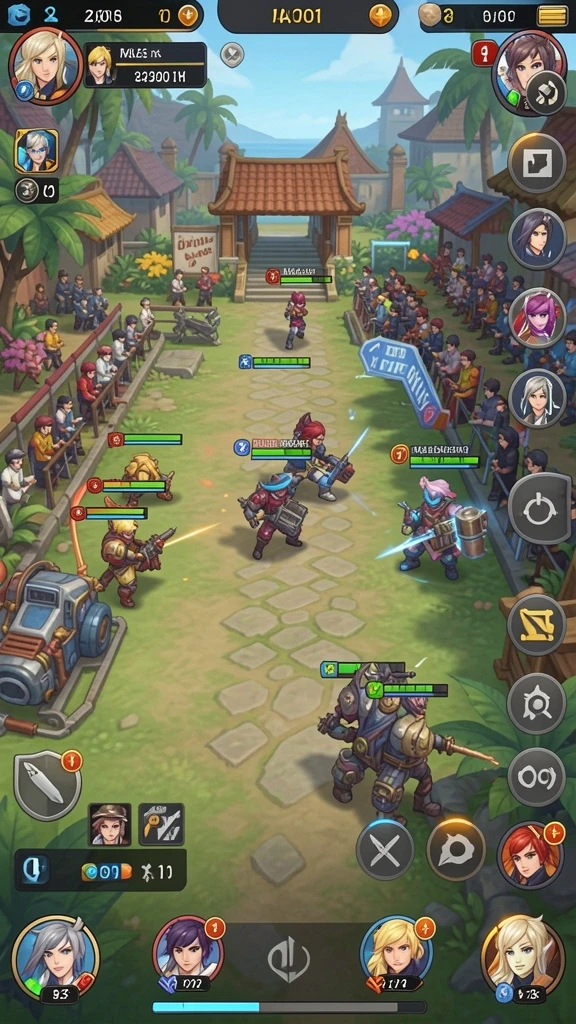 Mode multiplayer yang menyenangkan dan kompetitif.