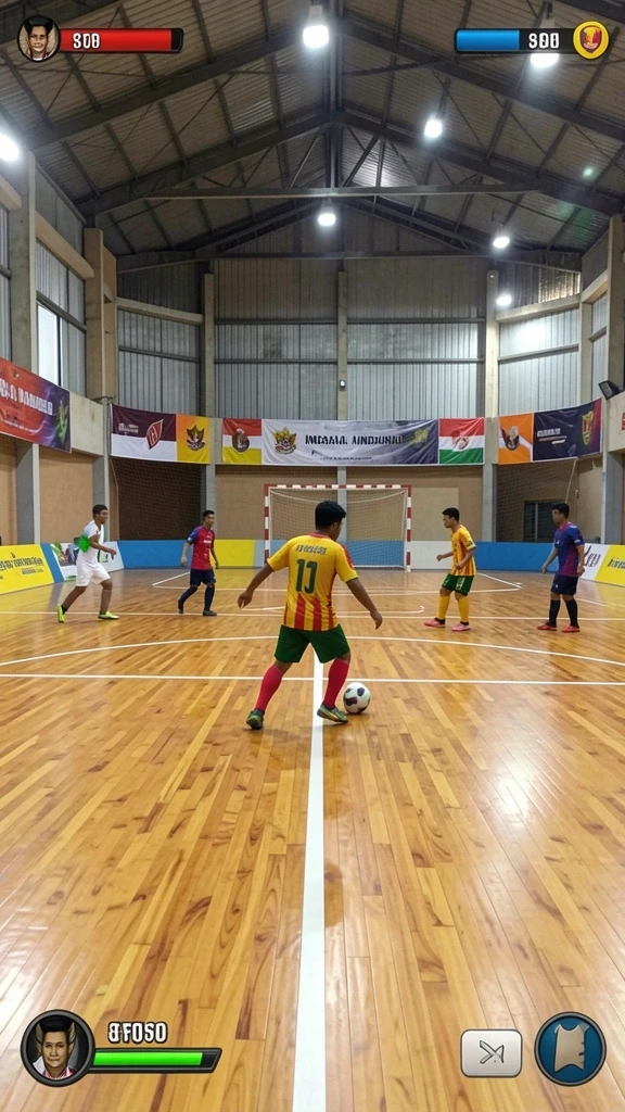 Tangkapan layar menggambarkan momen kemenangan dalam pertandingan seru.