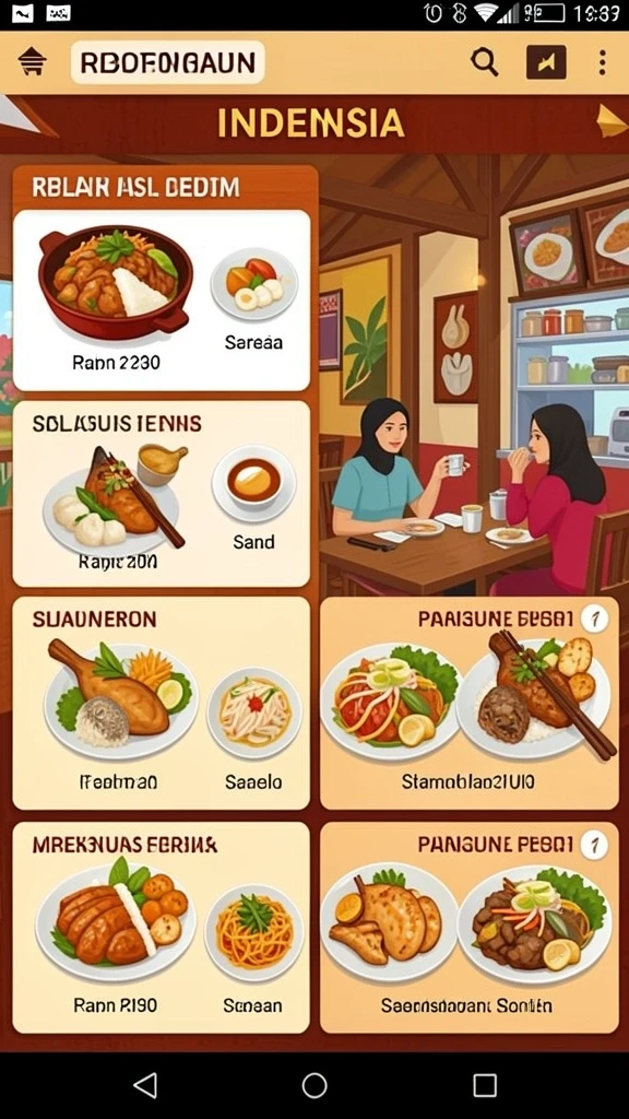 Tangkapan layar menampilkan grafis yang memukau.