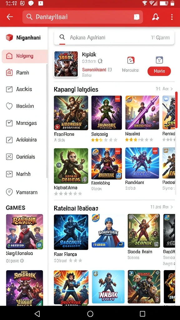 Fitur turnamen harian yang seru dan menarik.