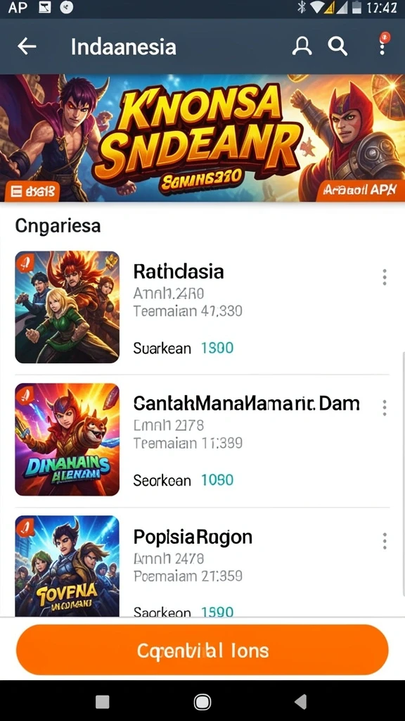 Leaderboard yang menunjukkan pencapaian pemain lain.