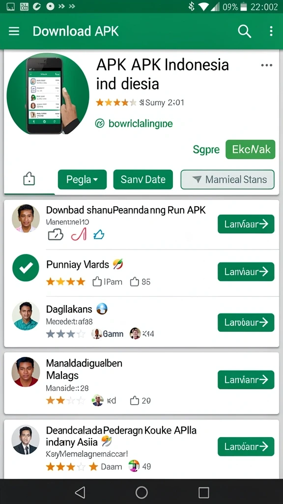 Tampilan awal game yang menarik dan intuitif.