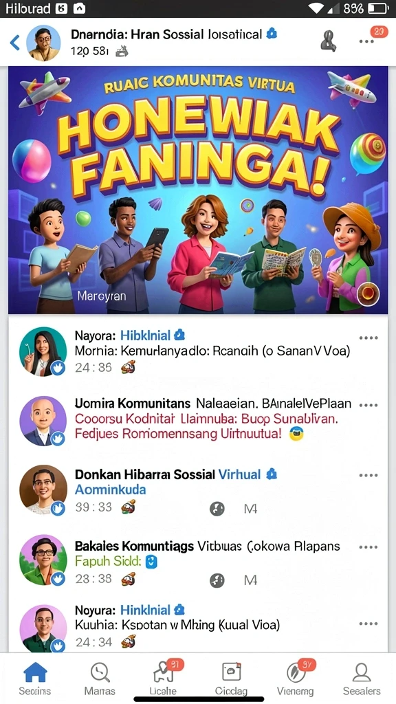 Tampilan antarmuka yang ramah pengguna.