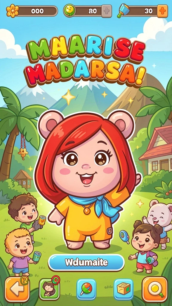 Gambar aksi seru dari gameplay INDAAA di level terbaru.
