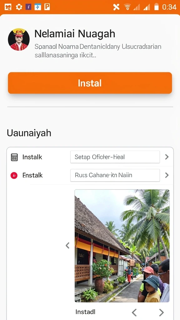 Animasi menarik saat mendapatkan kemenangan besar.