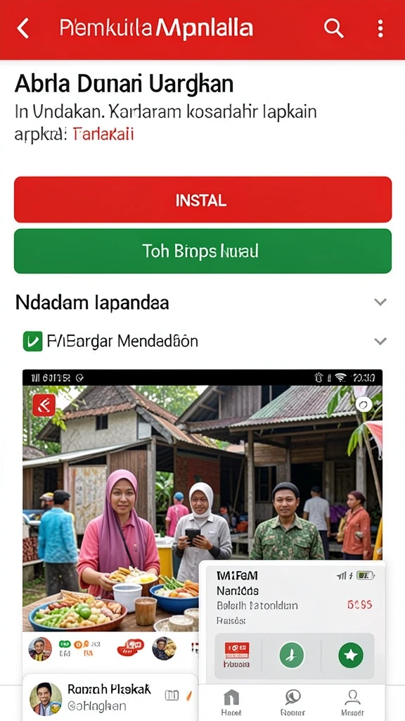 Tampilan antarmuka pengguna yang intuitif dan menarik.