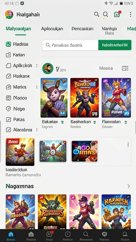 Tampilan antarmuka yang menarik dan mudah digunakan.