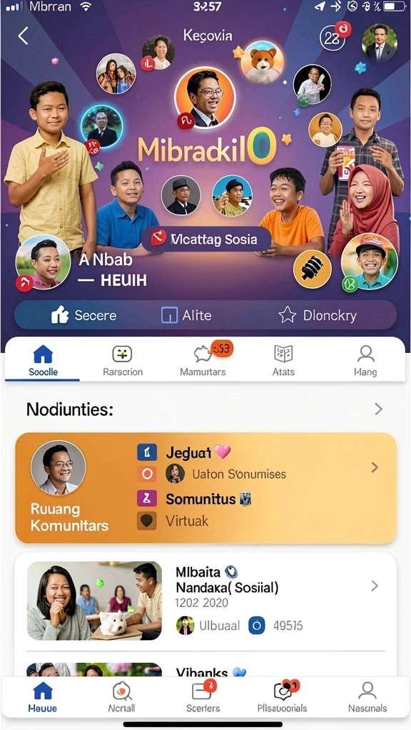 Karakter unik dalam LG111 yang bisa dipilih.
