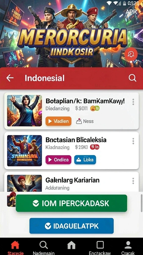 Statistik permainan dan informasi pengguna yang jelas.