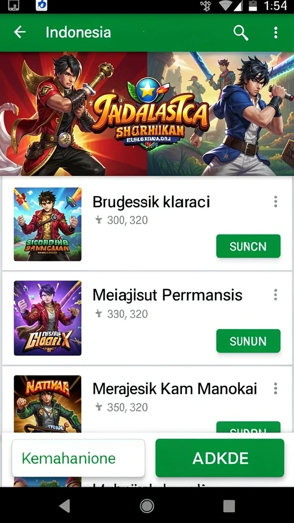 Beragam pilihan permainan untuk semua pengguna.