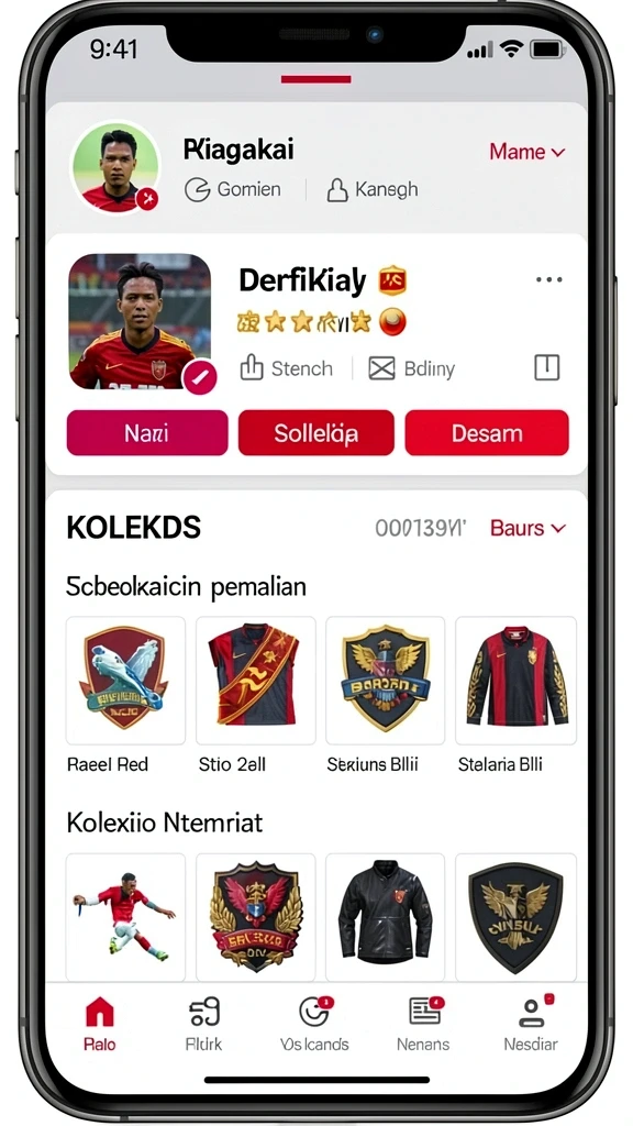 Tampilan antarmuka MEGAPETIR yang menarik.