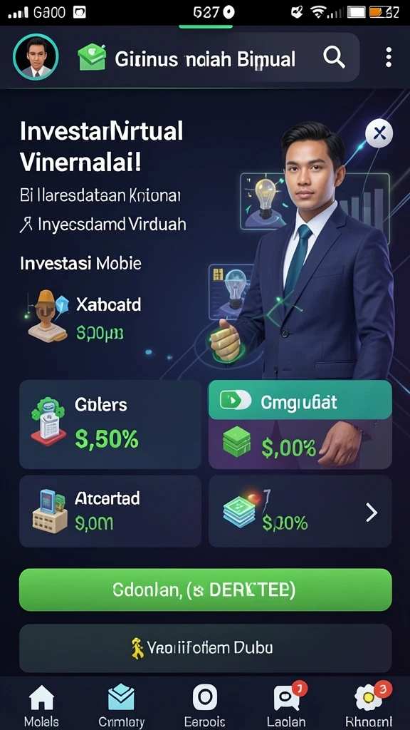 Tangkapan layar dari karakter utama dalam petualangan.