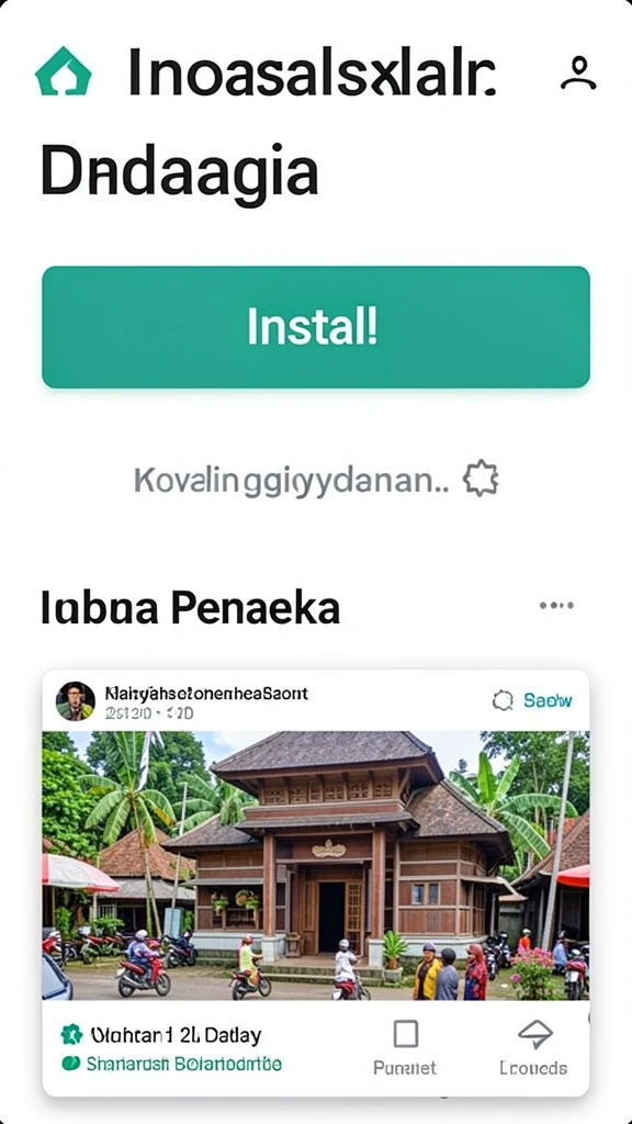 Screenshot pertama menunjukkan tampilan utama aplikasi MPO88ASIA.