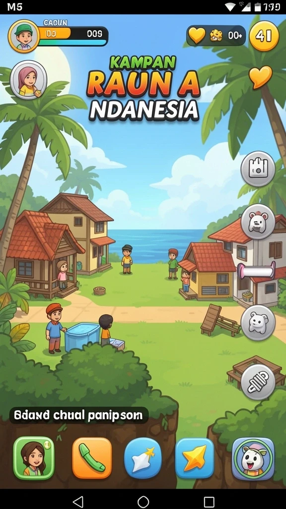 Tampilan antarmuka pengguna yang menarik dan intuitif.