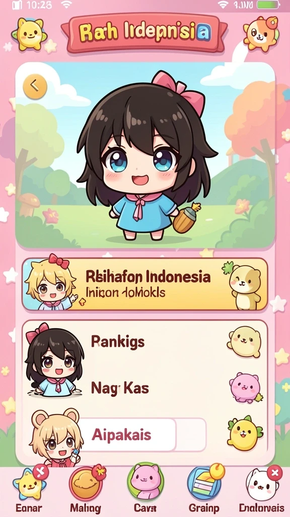 Grafis menakjubkan di level gunung yang menantang.