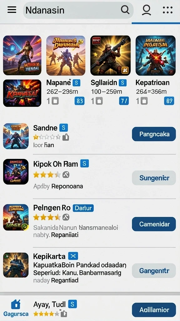 Tampilan antarmuka yang menarik dan user-friendly.
