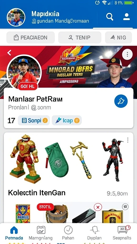 Tampilan antarmuka yang menarik untuk pengguna.