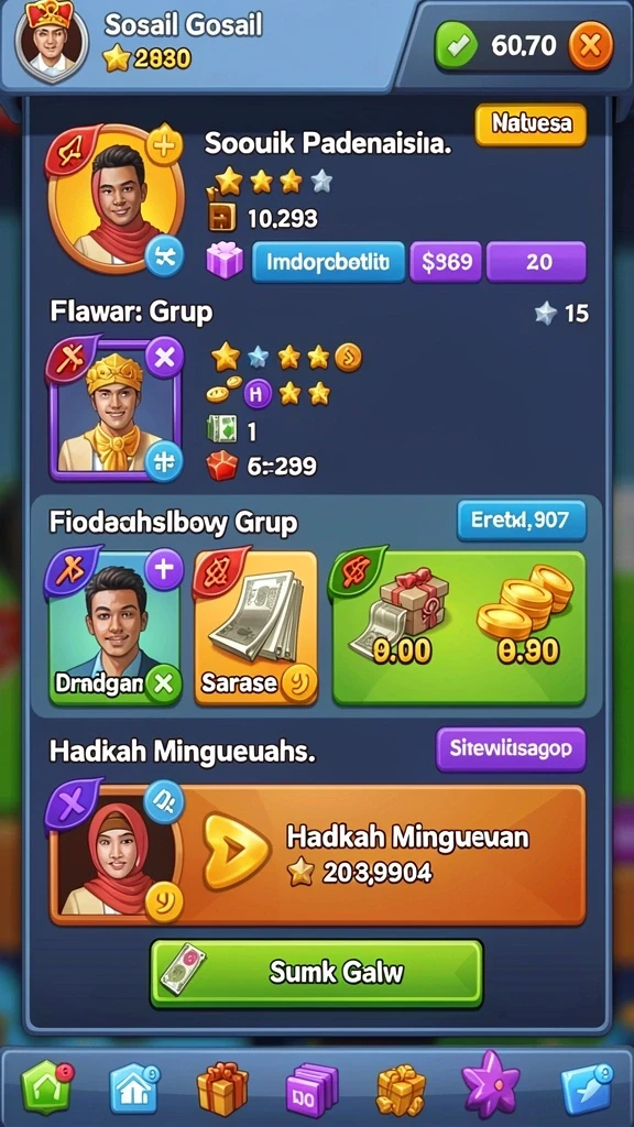 Grafis menawan yang memanjakan mata.