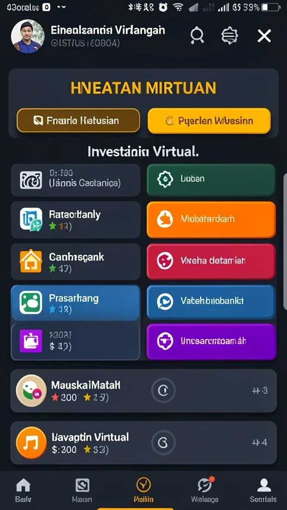Fitur kompetisi global dengan leaderboard.