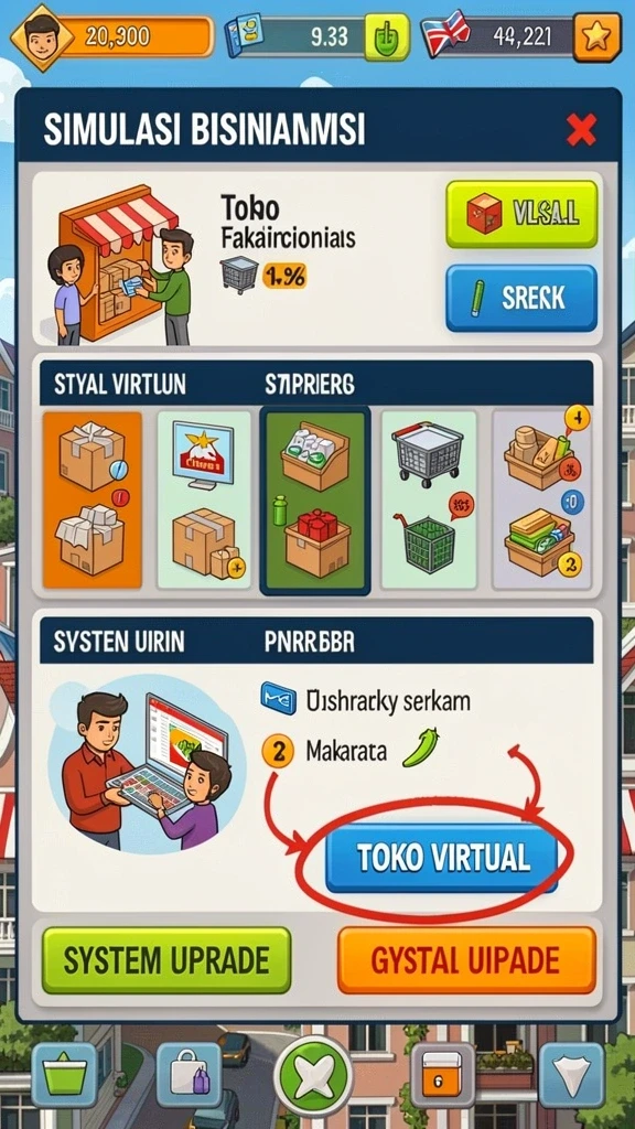 Tampilan antarmuka yang bersih dan menarik.