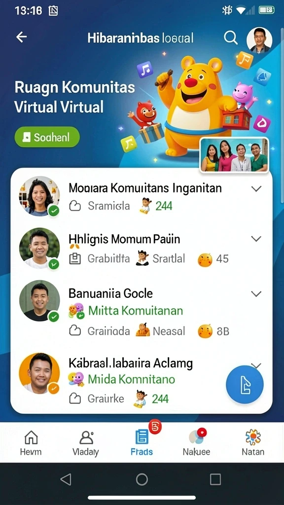 Pengaturan akun yang mudah dan cepat.