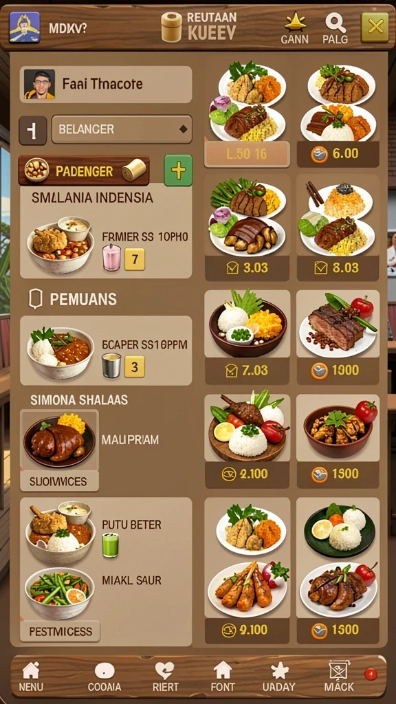 Karakter yang beragam dengan keterampilan unik.
